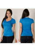 CAMISETA ADIDAS ESS MF EGB TEE FEMININA - Azul/preto CAMISETA ADIDAS ESS MF EGB TEE FEMININA - Azul/preto
