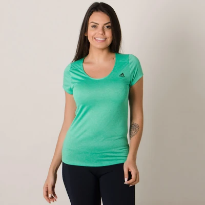 CAMISETA ADIDAS ESS MF EGB TEE FEMININA - Verde