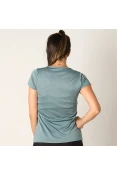 CAMISETA ADIDAS ESS MF EGB TEE FEMININA - Verde/preto CAMISETA ADIDAS ESS MF EGB TEE FEMININA - Verde/preto