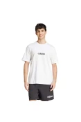 CAMISETA ADIDAS ESS SINGLE JERSEY MASCULINA - Branco CAMISETA ADIDAS ESS SINGLE JERSEY MASCULINA - Branco
