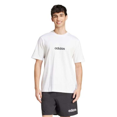 CAMISETA ADIDAS ESS SINGLE JERSEY MASCULINA - Branco