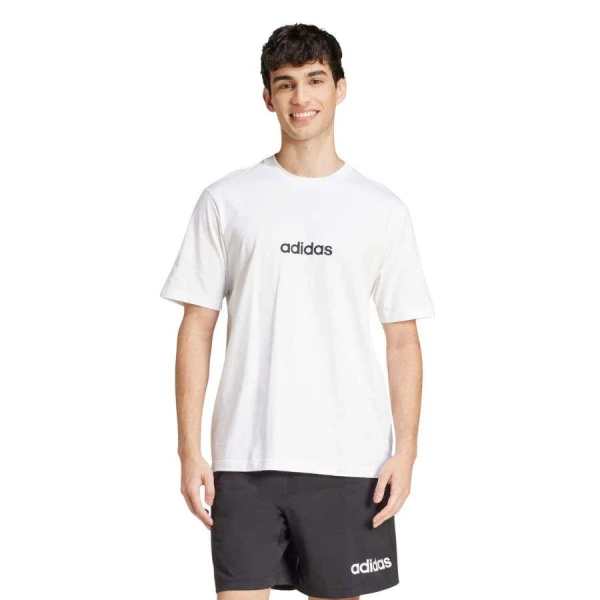 CAMISETA ADIDAS ESS SINGLE JERSEY MASCULINA - Branco