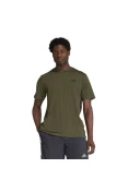 CAMISETA ADIDAS ESS TRAINING FEELREADY MASCULINA - Verde CAMISETA ADIDAS ESS TRAINING FEELREADY MASCULINA - Verde