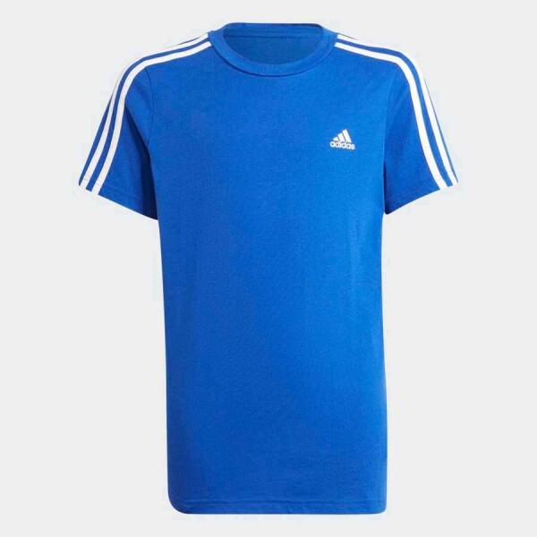 CAMISETA ADIDAS ESSENTIALS 3-STRIPES INFANTIL - Azul