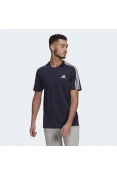 CAMISETA ADIDAS ESSENTIALS 3-STRIPES MASCULINA MASCULINA - Marinho CAMISETA ADIDAS ESSENTIALS 3-STRIPES MASCULINA MASCULINA - Marinho