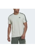 CAMISETA ADIDAS ESSENTIALS 3-STRIPES MASCULINA MASCULINA - Verde CAMISETA ADIDAS ESSENTIALS 3-STRIPES MASCULINA MASCULINA - Verde