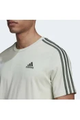 CAMISETA ADIDAS ESSENTIALS 3-STRIPES MASCULINA MASCULINA - Verde CAMISETA ADIDAS ESSENTIALS 3-STRIPES MASCULINA MASCULINA - Verde