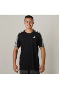 CAMISETA ADIDAS ESSENTIALS 3 STRIPES MASCULINA - Preto CAMISETA ADIDAS ESSENTIALS 3 STRIPES MASCULINA - Preto