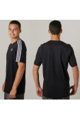 CAMISETA ADIDAS ESSENTIALS 3 STRIPES MASCULINA - Preto CAMISETA ADIDAS ESSENTIALS 3 STRIPES MASCULINA - Preto