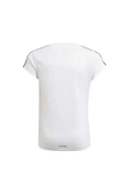 CAMISETA ADIDAS ESSENTIALS 3S INFANTIL FEMININO - Branco CAMISETA ADIDAS ESSENTIALS 3S INFANTIL FEMININO - Branco