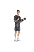 CAMISETA ADIDAS ESSENTIALS AOP MASCULINA - Preto/grafite CAMISETA ADIDAS ESSENTIALS AOP MASCULINA - Preto/grafite
