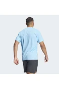 CAMISETA ADIDAS ESSENTIALS BASE MASCULINA - Azul celeste CAMISETA ADIDAS ESSENTIALS BASE MASCULINA - Azul celeste