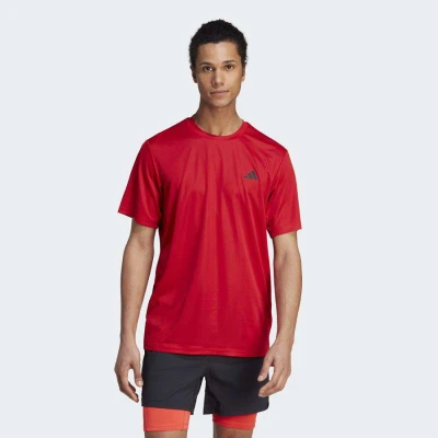 CAMISETA ADIDAS ESSENTIALS BASE MASCULINA - Vermelho CAMISETA ADIDAS ESSENTIALS BASE MASCULINA - Vermelho