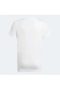 CAMISETA ADIDAS ESSENTIALS EM ALGODÃO INFANTIL - Branco/preto