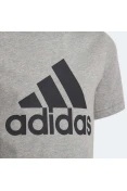 CAMISETA ADIDAS ESSENTIALS EM ALGODÃO INFANTIL - Cinza