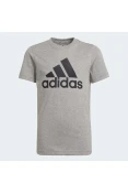 CAMISETA ADIDAS ESSENTIALS EM ALGODÃO INFANTIL - Cinza
