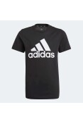 CAMISETA ADIDAS ESSENTIALS INFANTIL - Preto/branco