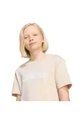 CAMISETA ADIDAS ESSENTIALS LIN2 160 INFANTIL - Bege CAMISETA ADIDAS ESSENTIALS LIN2 160 INFANTIL - Bege