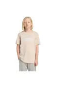 CAMISETA ADIDAS ESSENTIALS LIN2 160 INFANTIL - Bege CAMISETA ADIDAS ESSENTIALS LIN2 160 INFANTIL - Bege