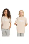 CAMISETA ADIDAS ESSENTIALS LIN2 160 INFANTIL - Bege CAMISETA ADIDAS ESSENTIALS LIN2 160 INFANTIL - Bege