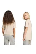 CAMISETA ADIDAS ESSENTIALS LIN2 160 INFANTIL - Bege CAMISETA ADIDAS ESSENTIALS LIN2 160 INFANTIL - Bege