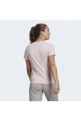 CAMISETA ADIDAS ESSENTIALS LINEAR FEMININO - Rosa CAMISETA ADIDAS ESSENTIALS LINEAR FEMININO - Rosa