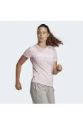CAMISETA ADIDAS ESSENTIALS LINEAR FEMININO - Rosa CAMISETA ADIDAS ESSENTIALS LINEAR FEMININO - Rosa
