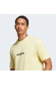 CAMISETA ADIDAS ESSENTIALS LINEAR SINGLE JERSEY MASCULINA - Amarelo CAMISETA ADIDAS ESSENTIALS LINEAR SINGLE JERSEY MASCULINA - Amarelo