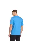 CAMISETA ADIDAS ESSENTIALS LINEAR SINGLE JERSEY MASCULINA - Azul