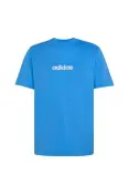CAMISETA ADIDAS ESSENTIALS LINEAR SINGLE JERSEY MASCULINA - Azul