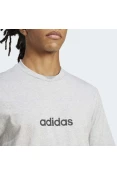 CAMISETA ADIDAS ESSENTIALS LINEAR SINGLE JERSEY MASCULINA - Cinza CAMISETA ADIDAS ESSENTIALS LINEAR SINGLE JERSEY MASCULINA - Cinza