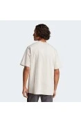 CAMISETA ADIDAS ESSENTIALS LINEAR SINGLE JERSEY MASCULINA - Cinza/branco