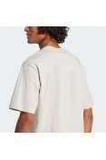 CAMISETA ADIDAS ESSENTIALS LINEAR SINGLE JERSEY MASCULINA - Cinza/branco