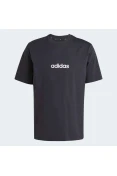 CAMISETA ADIDAS ESSENTIALS LINEAR SINGLE JERSEY MASCULINA - Preto CAMISETA ADIDAS ESSENTIALS LINEAR SINGLE JERSEY MASCULINA - Preto