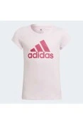 CAMISETA ADIDAS ESSENTIALS LOGO INFANTIL - Rosa