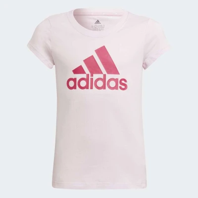 CAMISETA ADIDAS ESSENTIALS LOGO INFANTIL - Rosa