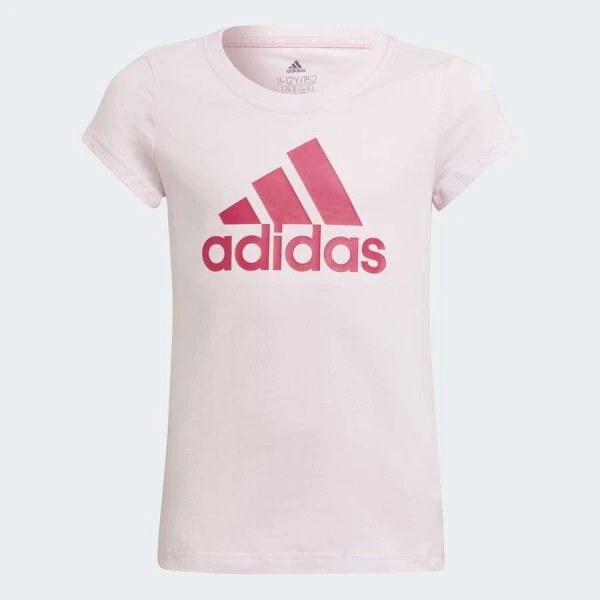 CAMISETA ADIDAS ESSENTIALS LOGO INFANTIL - Rosa