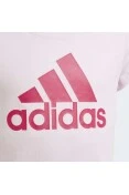 CAMISETA ADIDAS ESSENTIALS LOGO INFANTIL - Rosa
