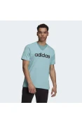 CAMISETA ADIDAS ESSENTIALS LOGO LINEAR BORDADO MASCULINA - Azul CAMISETA ADIDAS ESSENTIALS LOGO LINEAR BORDADO MASCULINA - Azul