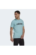 CAMISETA ADIDAS ESSENTIALS LOGO LINEAR BORDADO MASCULINA - Azul CAMISETA ADIDAS ESSENTIALS LOGO LINEAR BORDADO MASCULINA - Azul