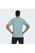 CAMISETA ADIDAS ESSENTIALS LOGO LINEAR BORDADO MASCULINA - Azul CAMISETA ADIDAS ESSENTIALS LOGO LINEAR BORDADO MASCULINA - Azul