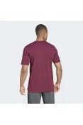 CAMISETA ADIDAS ESSENTIALS LOGO LINEAR BORDADO MASCULINA - Roxo CAMISETA ADIDAS ESSENTIALS LOGO LINEAR BORDADO MASCULINA - Roxo