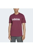 CAMISETA ADIDAS ESSENTIALS LOGO LINEAR BORDADO MASCULINA - Roxo CAMISETA ADIDAS ESSENTIALS LOGO LINEAR BORDADO MASCULINA - Roxo