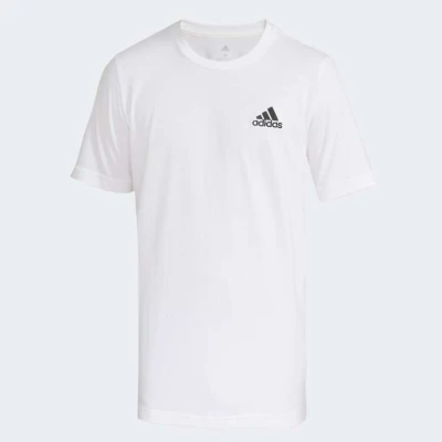 CAMISETA ADIDAS ESSENTIALS LOGO PEQUENO MASCULINA - Branco CAMISETA ADIDAS ESSENTIALS LOGO PEQUENO MASCULINA - Branco