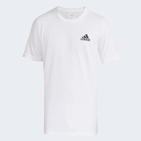 CAMISETA ADIDAS ESSENTIALS LOGO PEQUENO MASCULINA - Branco CAMISETA ADIDAS ESSENTIALS LOGO PEQUENO MASCULINA - Branco