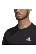 CAMISETA ADIDAS ESSENTIALS LOGO PEQUENO MASCULINA - Preto CAMISETA ADIDAS ESSENTIALS LOGO PEQUENO MASCULINA - Preto