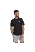 CAMISETA ADIDAS ESSENTIALS LOGO PEQUENO MASCULINA - Preto CAMISETA ADIDAS ESSENTIALS LOGO PEQUENO MASCULINA - Preto