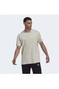 CAMISETA ADIDAS ESSENTIALS MASCULINA - Bege CAMISETA ADIDAS ESSENTIALS MASCULINA - Bege