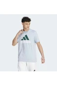 CAMISETA ADIDAS ESSENTIALS SINGLE JERSEY BIG LOGO MASCULIMA - Azul