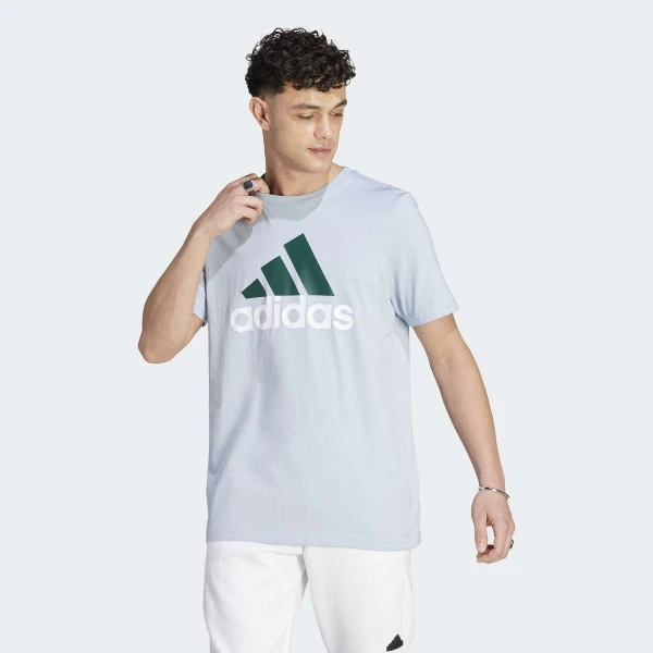 CAMISETA ADIDAS ESSENTIALS SINGLE JERSEY BIG LOGO MASCULIMA - Azul